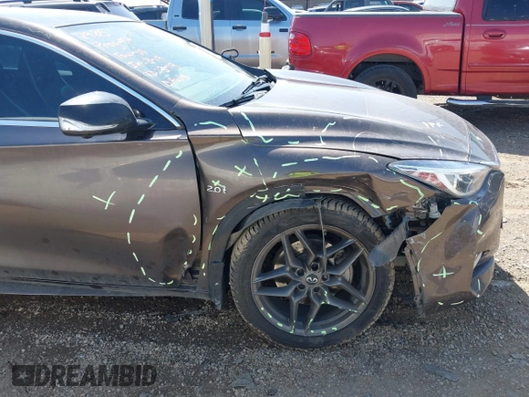 2017 Infiniti QX30 Sport with VIN SJKCH5CP3HA023156, listed as a IAAI auction lot 41870773 with 51,063 mi miles. Bid and sale history available at carsss.com. Image 6.