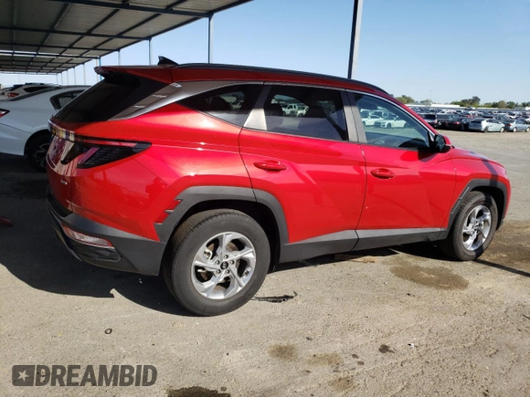2023 Hyundai Tucson SEL with VIN 5NMJBCAE0PH216547, listed as a Copart auction lot 51950245 with 53,890 mi miles and Salvage Title. Bid and sale history available at carsss.com. Image 3.