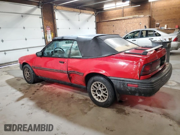 1991 Chevrolet Cavalier with VIN 1G1JC34T9M7303947, listed as a Copart auction lot 46650685 with 125,356 mi miles and Salvage Title. Bid and sale history available at DreamBid. Image 2.