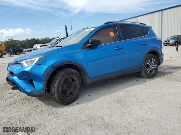 2018 Toyota RAV4 LE with VIN JTMZFREV0JJ174791, listed as a Copart auction lot 43975305 with 0 mi miles and Salvage Title. Bid and sale history available at carsss.com. Image 1.