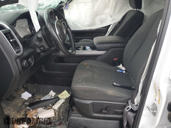 2021 Ram 2500 Big Horn with VIN 3C6UR5DL8MG694762, listed as a Copart auction lot 58244055 with Not provided miles and Salvage title. Bid and sale history available at DreamBid. Image 7.