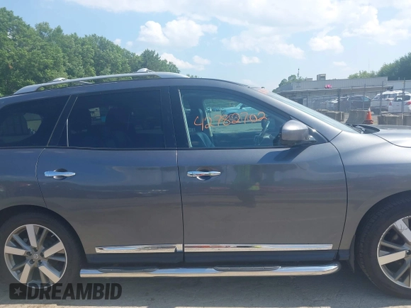 2015 Nissan Pathfinder SL with VIN 5N1AR2MM3FC601523, listed as a IAAI auction lot 42782702 with 166,956 mi miles and . Bid and sale history available at DreamBid. Image 13.
