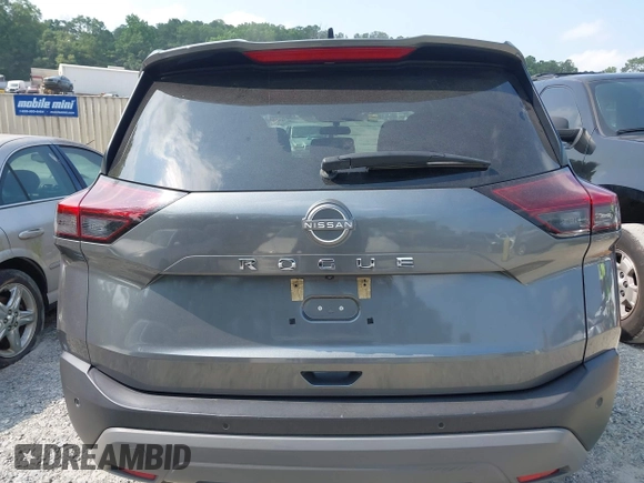 2023 Nissan Rogue S with VIN 5N1BT3AA6PC871045, listed as a IAAI auction lot 42422559 with 48,598 mi miles and . Bid and sale history available at DreamBid. Image 16.