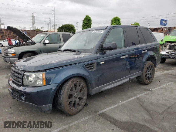 2009 Land Rover Range Rover Sport HSE z VIN SALSK254X9A197575, wystawiony jako Copart lot #56065305 z przebiegiem 127 760 mil mil oraz Szkoda całkowita • Salvage title. Historia ofert i sprzedaży dostępna na DreamBid. Obrazek 1.