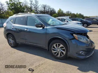 2014 Nissan Rogue S z VIN 5N1AT2MV7EC856300, wystawiony jako Copart lot #58524705 z przebiegiem 125 878 mil mil oraz Szkoda całkowita • Salvage title. Historia ofert i sprzedaży dostępna na DreamBid. Obrazek 4.