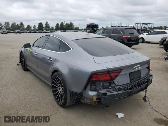 2016 Audi A7 3.0 Prestige with VIN WAU2GAFC6GN193213, listed as a Copart auction lot 66407874 with 70,412 mi miles and Salvage Title. Bid and sale history available at carsss.com. Image 2.