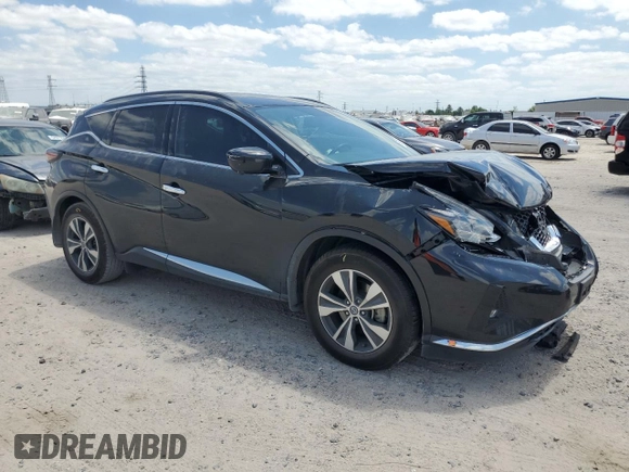 2019 Nissan Murano SV z VIN 5N1AZ2MJ5KN160207, wystawiony jako Copart lot #53182485 z przebiegiem 57 309 mil mil oraz Szkoda całkowita • Salvage title. Historia ofert i sprzedaży dostępna na DreamBid. Obrazek 4.