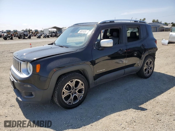 2015 Jeep Renegade Limited z VIN ZACCJADT5FPB20058, wystawiony jako Copart lot #60619395 z przebiegiem 122 982 mil mil oraz Szkoda całkowita • Salvage title. Historia ofert i sprzedaży dostępna na DreamBid. Obrazek 1.