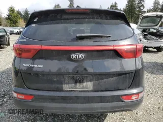 2017 Kia Sportage LX with VIN KNDPMCAC3H7180963, listed as a Copart auction lot 49012245 with 107,506 mi miles and Clean Title. Bid and sale history available at carsss.com. Image 6.