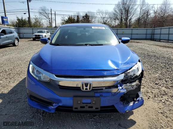 2018 Honda Civic Sedan LX with VIN 19XFC2F5XJE206029, listed as a Copart auction lot 49188165 with 66,488 mi miles and Salvage Title. Bid and sale history available at carsss.com. Image 5.