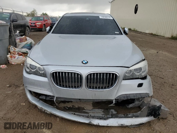 2015 BMW 7 Series 740Li with VIN WBAYE4C57FD138944, listed as a Copart auction lot 78638514 with 154,772 mi miles and Clean Title. Bid and sale history available at DreamBid. Image 5.