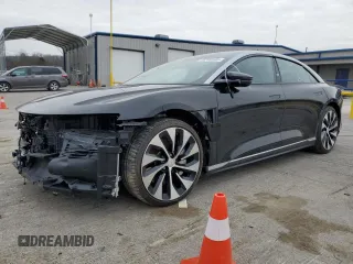 2023 Lucid Air Touring with VIN 50EA1TEA3PA003723, listed as a Copart auction lot 45769105 with 0 mi miles and Salvage Title. Bid and sale history available at carsss.com. Image 1.