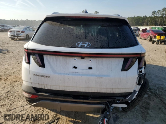 2024 Hyundai Tucson Limited with VIN 5NMJE3DE1RH389810, listed as a Copart auction lot 43654645 with 6,847 mi miles and Salvage Title. Bid and sale history available at carsss.com. Image 6.