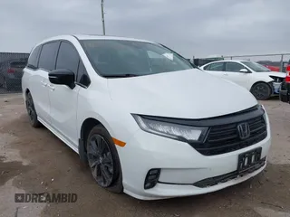 2024 Honda Odyssey Sport with VIN 5FNRL6H72RB008862, listed as a IAAI auction lot 41707301 with Not Provided miles and . Bid and sale history available at DreamBid. Image 1.