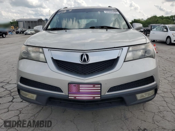 2011 Acura MDX with VIN 2HNYD2H20BH515274, listed as a Copart auction lot 54306255 with 182,086 mi miles and Salvage title. Bid and sale history available at DreamBid. Image 5.