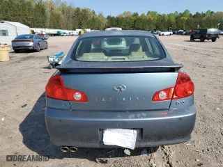 2005 Infiniti G35 Sedan with VIN JNKCV51E35M213173, listed as a Copart auction lot 53080945 with 218,912 mi miles and Clean Title. Bid and sale history available at carsss.com. Image 6.