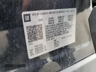 2019 GMC Terrain SLT with VIN 3GKALPEX8KL210348, listed as a Copart auction lot 54654125 with 80,538 mi miles and Salvage Title. Bid and sale history available at carsss.com. Image 13.
