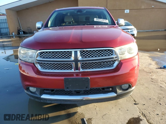 2011 Dodge Durango Citadel z VIN 1D4RE5GG6BC598642, wystawiony jako Copart lot #86214914 z przebiegiem 130 048 mil mil oraz Szkoda całkowita • Salvage title. Historia ofert i sprzedaży dostępna na DreamBid. Obrazek 5.