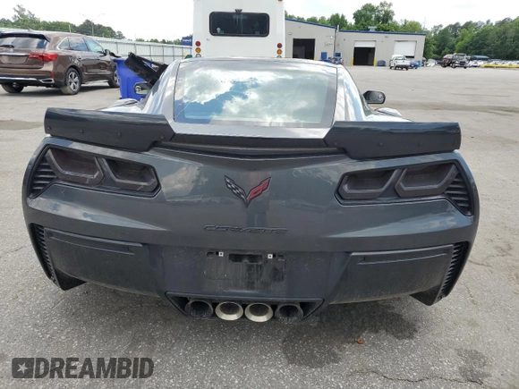 2017 Chevrolet Corvette Grand Sport 2LT with VIN 1G1YY2D71H5111730, listed as a Copart auction lot 55511355 with Not provided miles and Salvage title. Bid and sale history available at DreamBid. Image 6.