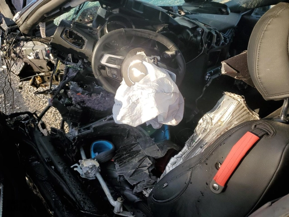 2023 Ford Mustang EcoBoost with VIN 1FA6P8THXP5101345, listed as a Copart auction lot 57762135 with Not provided miles and Non repairable. Bid and sale history available at DreamBid. Image 8.