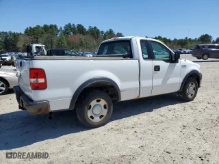 2005 Ford F-150 XL with VIN 1FTRF12W05KB89130, listed as a Copart auction lot 55062385 with 175,439 mi miles and Clean Title. Bid and sale history available at carsss.com. Image 3.