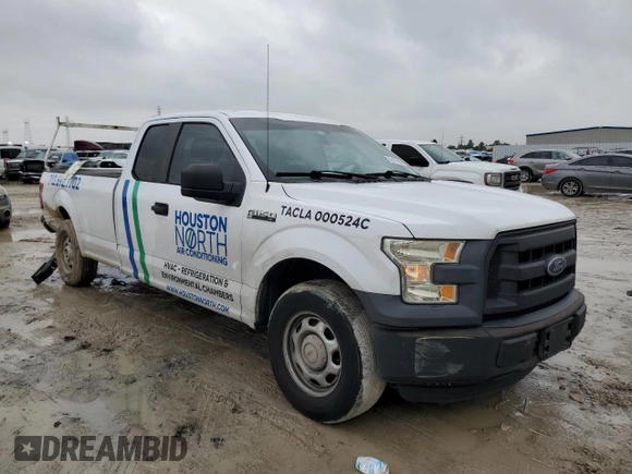 2016 Ford F-150 XL with VIN 1FTEX1CF3GKE26318, listed as a Copart auction lot 43147885 with 261,869 mi miles and Salvage Title. Bid and sale history available at carsss.com. Image 4.