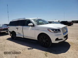 2023 Lincoln Navigator Reserve z VIN 5LMJJ3LGXPEL16961, wystawiony jako Copart lot #54719084 z przebiegiem 2 201 mil mil oraz Szkoda całkowita • Salvage title. Historia ofert i sprzedaży dostępna na DreamBid. Obrazek 4.