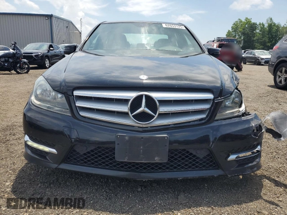 2013 Mercedes-Benz C 300 Sport with VIN WDDGF8AB9DR281282, listed as a Copart auction lot 62653125 with 128,227 mi miles and Salvage title. Bid and sale history available at DreamBid. Image 5.