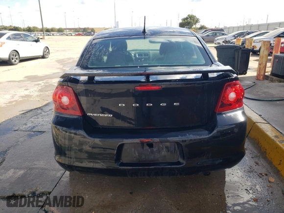 2013 Dodge Avenger SXT with VIN 1C3CDZCBXDN620709, listed as a Copart auction lot 76639494 with 136,571 mi miles and Clean title. Bid and sale history available at DreamBid. Image 6.
