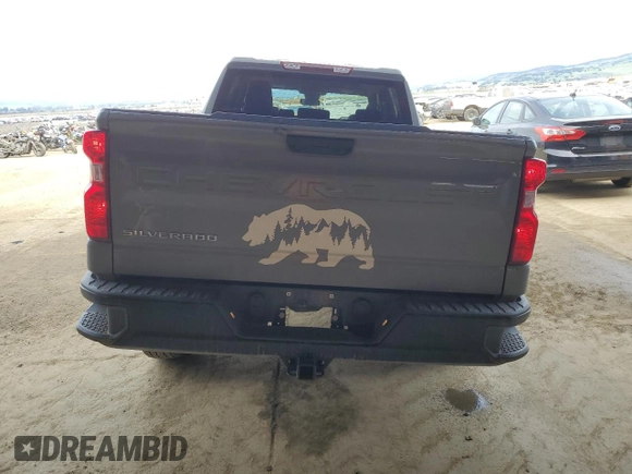 2024 Chevrolet Silverado 1500 with VIN 3GCPDAEK5RG164405, listed as a Copart auction lot 47142305 with 24,213 mi miles and Salvage Title. Bid and sale history available at DreamBid. Image 6.