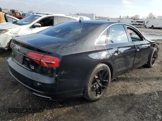 2016 Audi A8 with VIN WAUK3AFD8GN008759, listed as a Copart auction lot 81256324 with 86,244 mi miles and Salvage title. Bid and sale history available at DreamBid. Image 3.