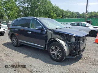 2019 Infiniti QX60 Pure z VIN 5N1DL0MM5KC563371, wystawiony jako Copart lot #60545225 z przebiegiem 84 819 mil mil oraz Szkoda całkowita • Salvage title. Historia ofert i sprzedaży dostępna na DreamBid. Obrazek 4.