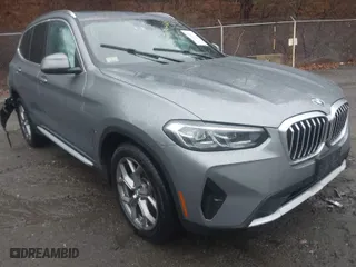 2024 BMW X3 xDrive30i with VIN WBX57DP0XRN265591, listed as a IAAI auction lot 41906827 with 8,973 mi miles. Bid and sale history available at carsss.com. Image 1.