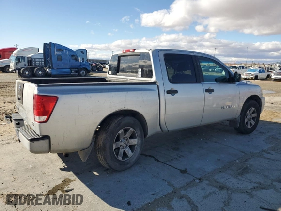 2008 Nissan Titan XE with VIN 1N6AA07D58N336880, listed as a Copart auction lot 45568365 with 352,265 mi miles and Salvage Title. Bid and sale history available at carsss.com. Image 3.