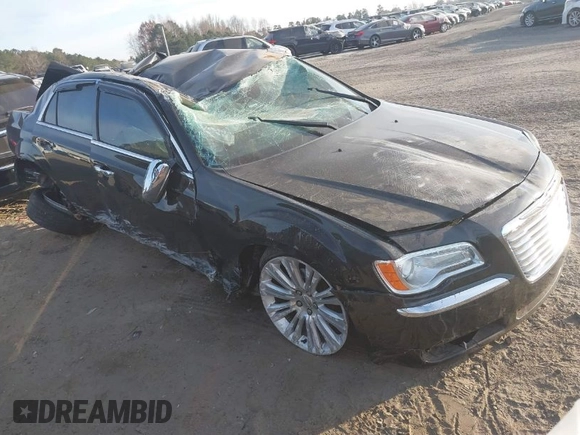 2014 Chrysler 300 with VIN 2C3CCAEGXEH120136, listed as a IAAI auction lot 41020040 with 125,887 mi miles. Bid and sale history available at carsss.com. Image 1.