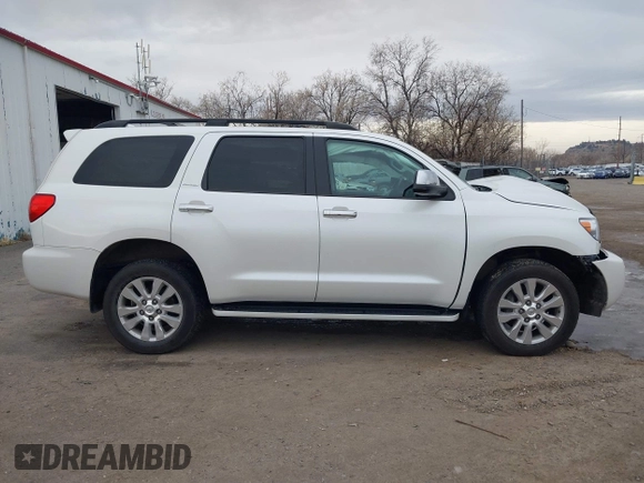 2017 Toyota Sequoia Platinum with VIN 5TDDY5G18HS154082, listed as a IAAI auction lot 41132778 with 55,175 mi miles. Bid and sale history available at carsss.com. Image 13.