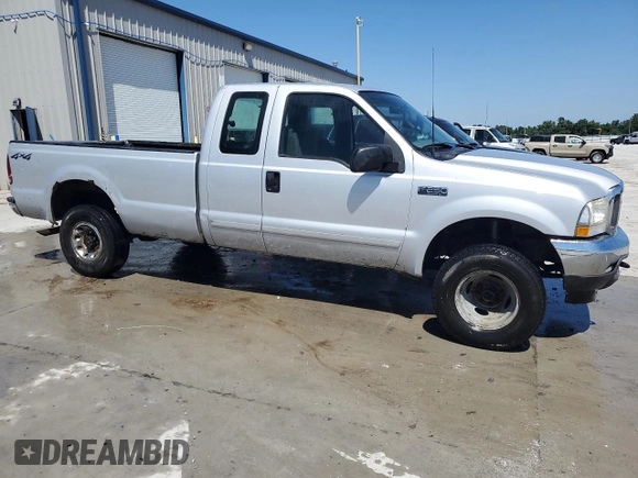 2003 Ford F-250 XL with VIN 1FTNX21L93EB22191, listed as a Copart auction lot 63013225 with 230,661 mi miles and Salvage title. Bid and sale history available at DreamBid. Image 4.