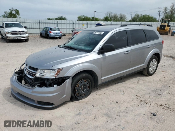 2016 Dodge Journey American Value with VIN 3C4PDCAB8GT234923, listed as a Copart auction lot 53104855 with 115,320 mi miles and Clean Title. Bid and sale history available at DreamBid. Image 1.