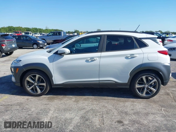 2018 Hyundai Kona Limited with VIN KM8K33A59JU080173, listed as a IAAI auction lot 42041992 with 37,513 mi miles. Bid and sale history available at carsss.com. Image 14.