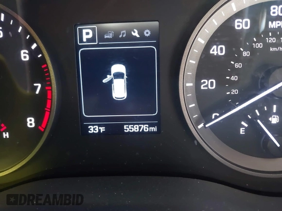 2017 Hyundai Tucson SE with VIN KM8J23A47HU291596, listed as a IAAI auction lot 41289118 with 55,876 mi miles and . Bid and sale history available at DreamBid. Image 15.