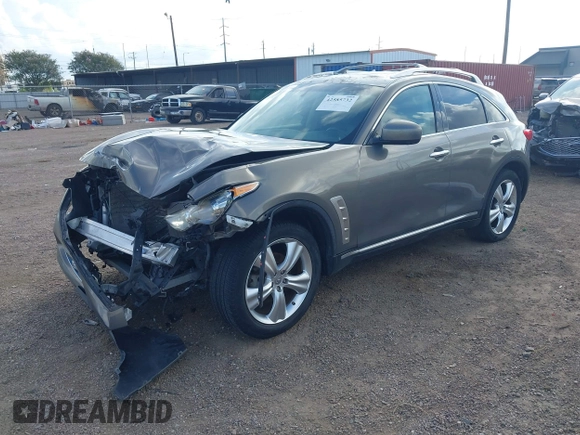 2010 Infiniti FX with VIN JN8AS1MW0AM856299, listed as a IAAI auction lot 42585732 with 74,415 mi miles and . Bid and sale history available at DreamBid. Image 17.
