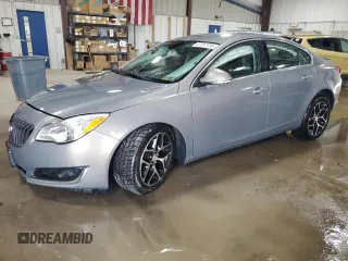 2017 Buick Regal Sport Touring with VIN 2G4GL5EX0H9188718, listed as a Copart auction lot 47257135 with 51,857 mi miles and Salvage Title. Bid and sale history available at carsss.com. Image 1.
