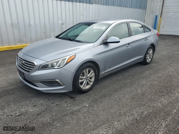 2017 Hyundai Sonata 2.4L with VIN 5NPE24AF6HH576457, listed as a Copart auction lot 50804595 with 198,982 mi miles and Clean Title. Bid and sale history available at carsss.com. Image 1.