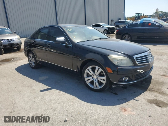 2008 Mercedes-Benz C 300 Sport with VIN WDDGF54X08F124267, listed as a Copart auction lot 57830955 with 167,012 mi miles and Salvage title. Bid and sale history available at DreamBid. Image 4.