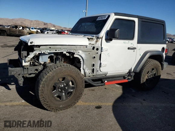 2020 Jeep Wrangler Sport S с VIN 1C4GJXAG4LW140067, выставлен на аукционе Copart как лот 89398295 с пробегом 34 651 миль миль и Списание • Salvage title. История ставок и продаж доступна на DreamBid. Изображение 1.
