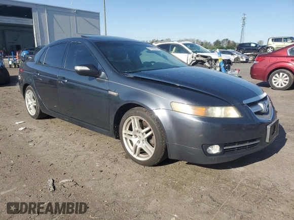 2007 Acura TL with VIN 19UUA66287A028158, listed as a Copart auction lot 51500645 with 249,164 mi miles and Salvage Title. Bid and sale history available at carsss.com. Image 4.