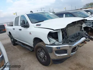 2023 Ram 2500 Tradesman with VIN 3C6UR5CL7PG566941, listed as a IAAI auction lot 41619538 with 95,971 mi miles. Bid and sale history available at carsss.com. Image 1.