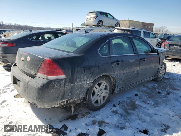 2014 Chevrolet Impala LT with VIN 2G1WB5E36E1190332, listed as a Copart auction lot 46111685 with 152,931 mi miles and Salvage title. Bid and sale history available at DreamBid. Image 3.