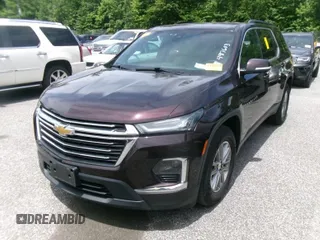 2022 Chevrolet Traverse LT Cloth z VIN 1GNERGKW8NJ156012, wystawiony jako IAAI lot #42574778 z przebiegiem 82 293 mil mil oraz . Historia ofert i sprzedaży dostępna na DreamBid. Obrazek 5.