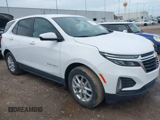 2024 Chevrolet Equinox LT z VIN 3GNAXKEG9RL245209, wystawiony jako IAAI lot #42502567 z przebiegiem 46 792 mil mil oraz . Historia ofert i sprzedaży dostępna na DreamBid. Obrazek 1.
